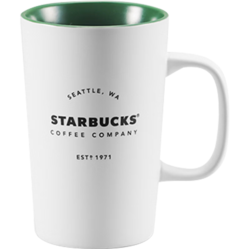 plus会员：STARBUCKS 星巴克 陶瓷杯 355ml+凑单 36.28元