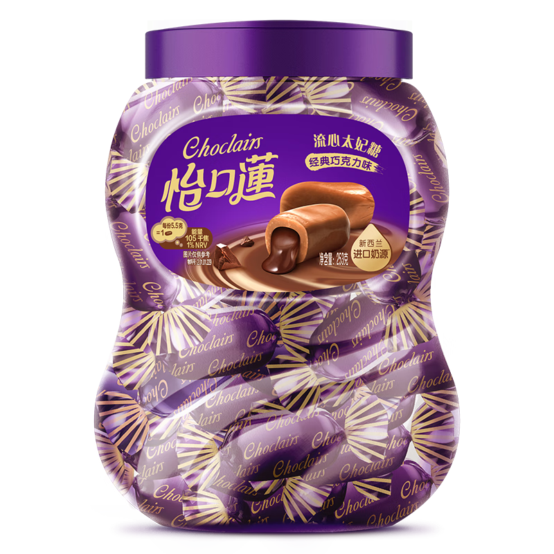 PLUS会员、需首购：Cadbury 怡口莲 经典巧克力太妃糖零食 罐装253g 26.41元包邮