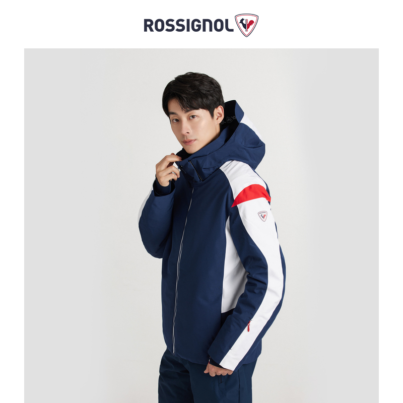 ROSSIGNOL 金鸡男款滑雪服Primaloft保暖防水舒适黑色滑雪服 3477.3元（需用券）