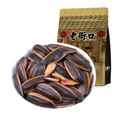 老街口 焦糖山核桃味瓜子 500g*2包 17.8元