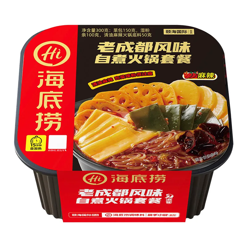 海底捞 方便即食 自热火锅 小酥肉 老成都风味自热锅*1盒 老成都风味300g 混合口味 盒装 300g 14.16元 - 清风线报