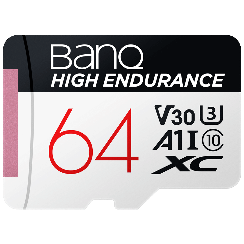 概率券：banq 64GB TF存储卡 A1 U3 V30 4K 14.4元