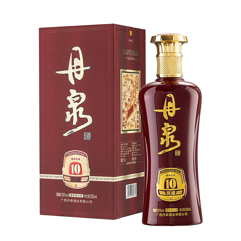 DANQUAN 丹泉 洞藏10 39%vol 酱香型 500ml*1瓶 78.73元（需用券）