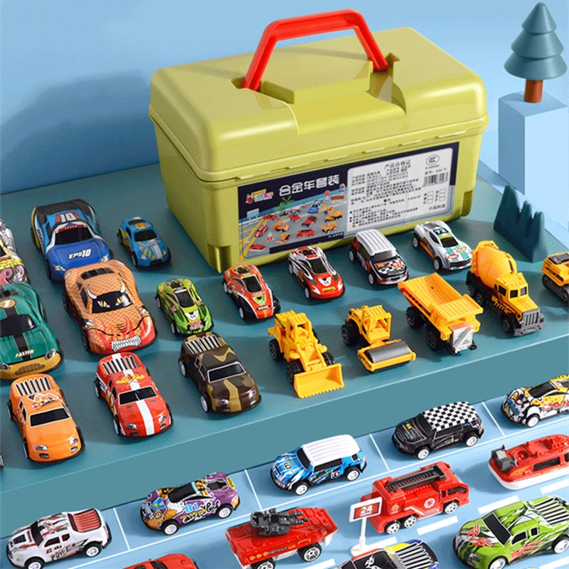 YUANBO 远博童学 儿童合金小汽车玩具模型套装 29元（需用券）