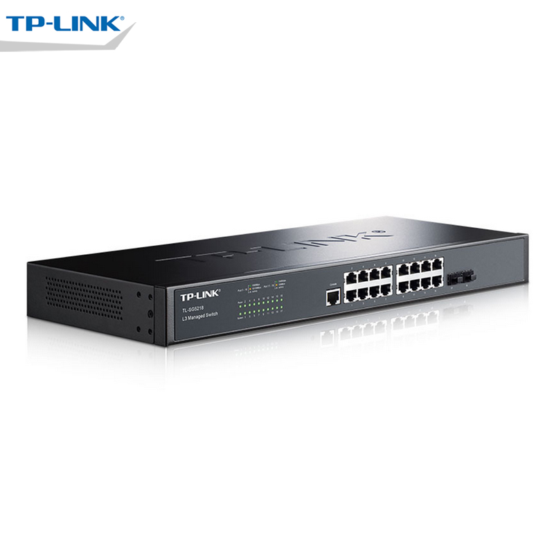 TP-LINK 普联 正品 TP-LINK TL-SG5218 16口千兆+2SFP光口三层网管交换机tplink 687.2元
