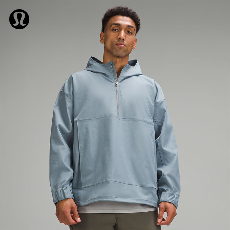 lululemon 丨Twill 男士斜纹半拉链外套 LM3EZOS 比利时蓝牛 L 830元（需用券）