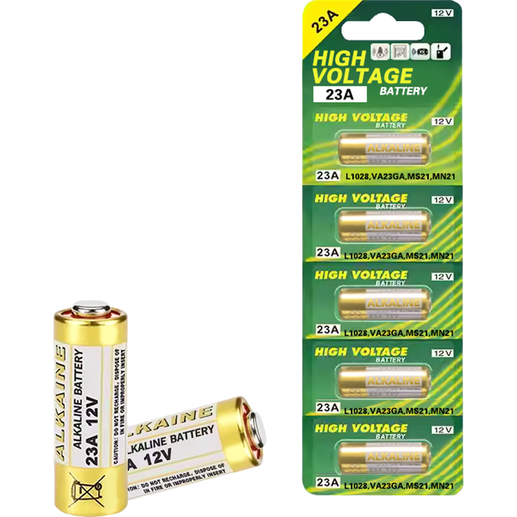 23A 12V 碱性电池 5粒装 1元(需领券)