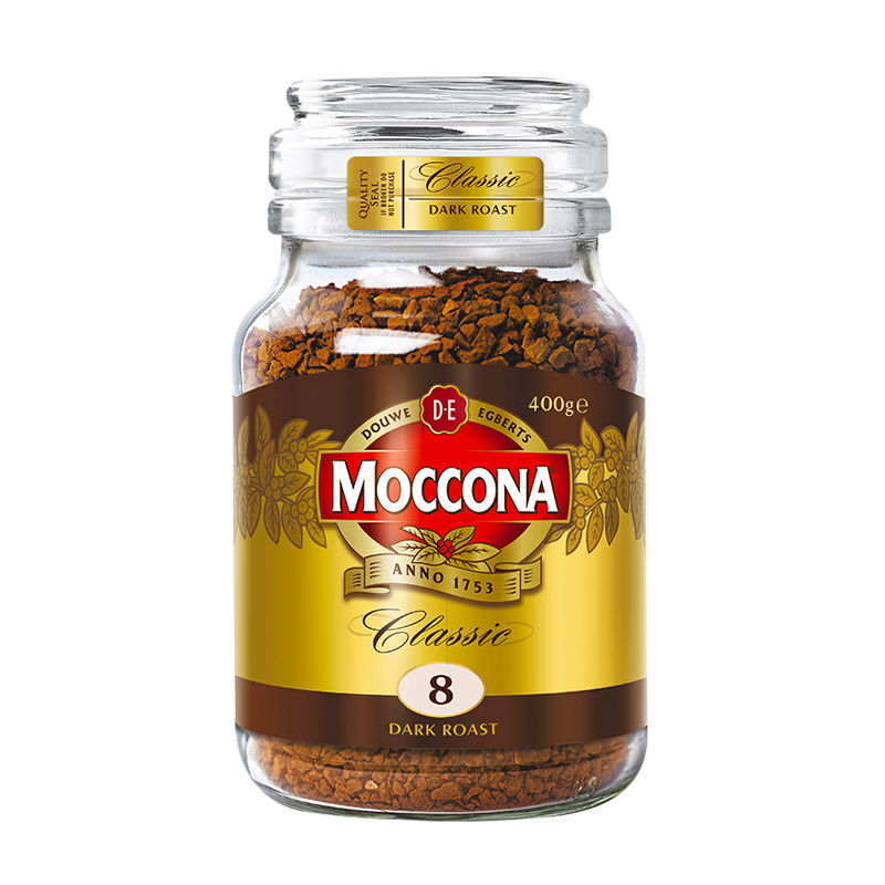 Moccona 摩可纳 经典8号 冻干速溶咖啡粉 400g 122.3元（100-10惊喜券更低）