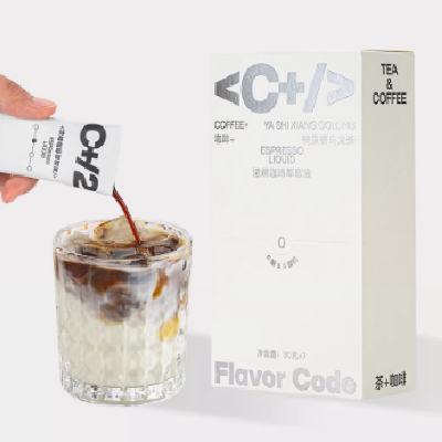 flavor code 茶咖浓缩液 冷萃咖啡液 55元包邮 （需用券）