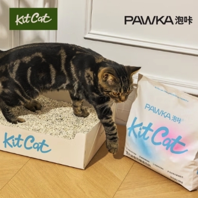 PAWKA 泡咔 小苏打混合猫砂2.5kg*4包 38.9元（需买2件，需用券）