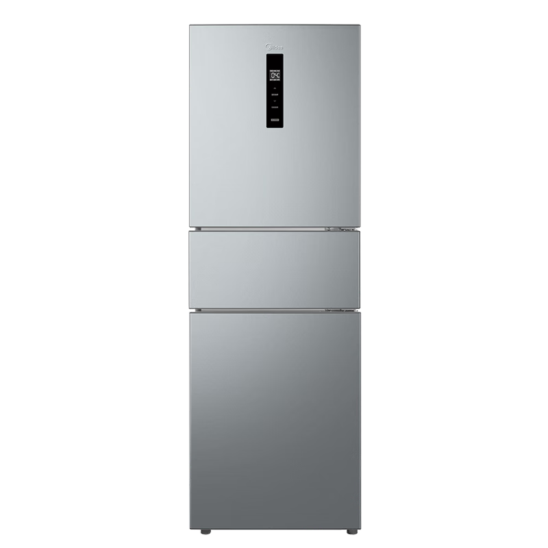 美的（Midea）冰箱 三开门多门冰箱 249升 双变频一级能效 1582.24元京东百亿补