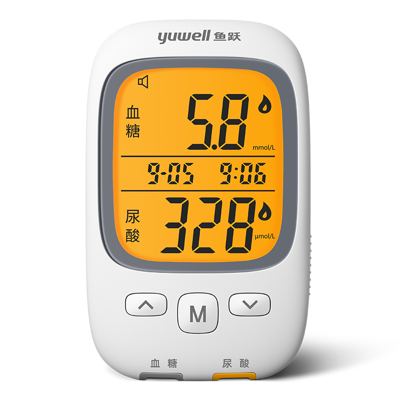 Plus:鱼跃尿酸血糖测试仪GU200医用高精准金榜双测第一家用测尿酸测量仪器 11