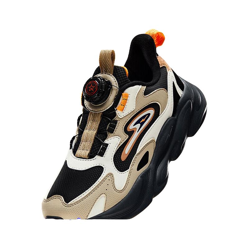 鸿星尔克 儿童冬季革面运动鞋丨晨星 66.63元