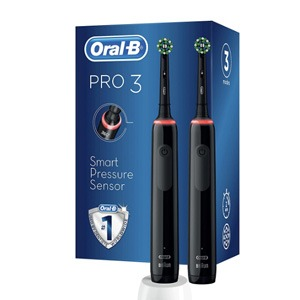 降价！【含税直邮】Oral-B欧乐B Pro 3 3900 电动牙刷2支装 到手约￥450.48