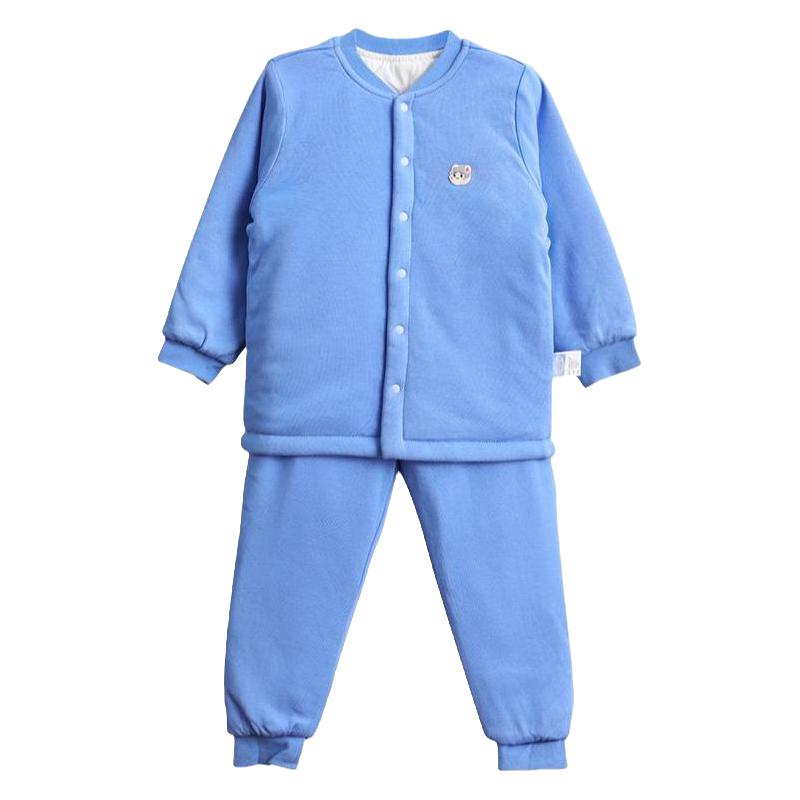 良良 L-LIANG 春秋新生儿衣服婴幼儿纯棉内衣套装3-24月-3岁宝宝棉衣两件套 59