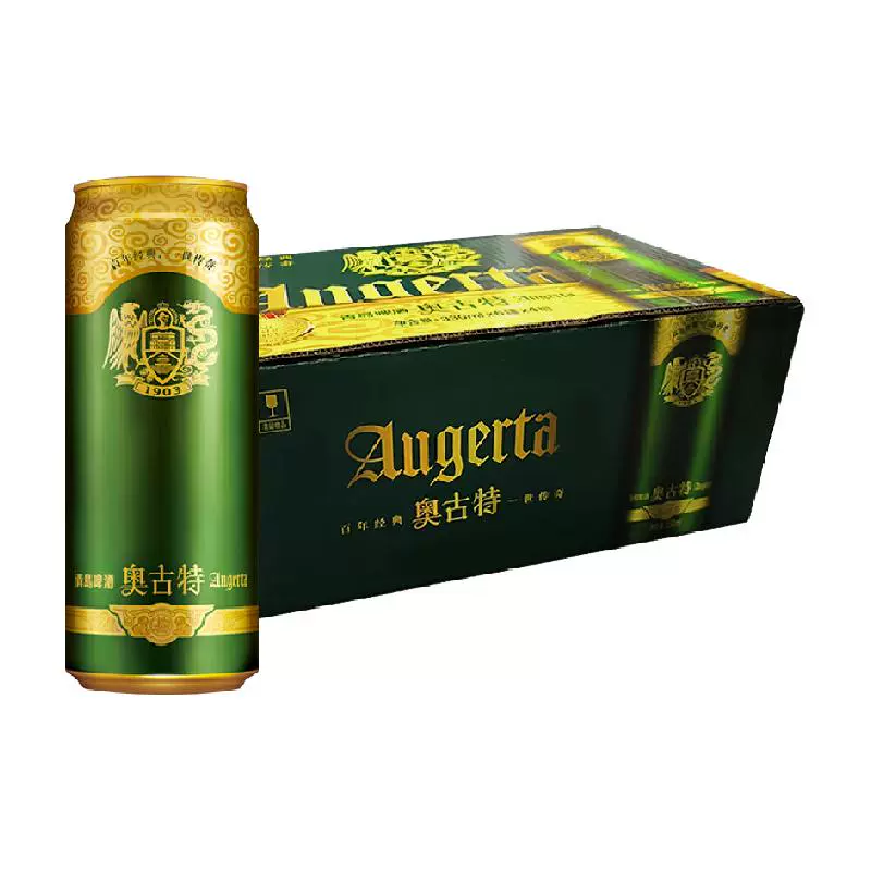 Augerta 奥古特 TSINGTAO 青岛啤酒 奥古特 12度 330ml*24罐 ￥107.8