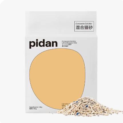 19日20点、限5000件、聚划算百亿补贴：pidan混合猫砂豆腐膨润土猫砂1.9kg 11.5元包邮