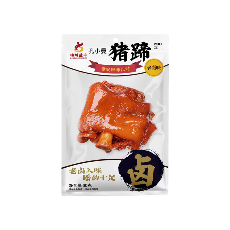 88VIP：孔小曼 即食酱卤猪蹄 60g 1件 6.56元