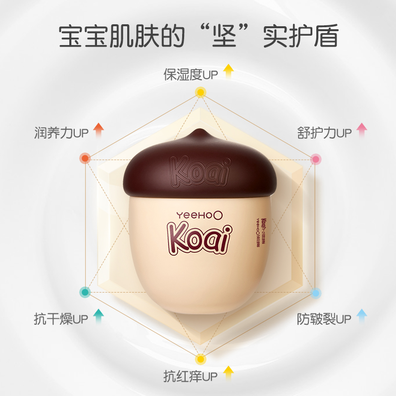 YeeHoO 英氏 儿童坚果面霜 50g 39.27元（需买2件，需用券）