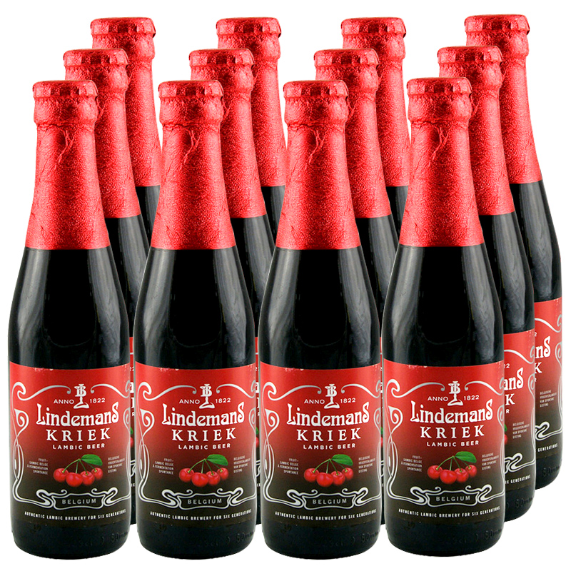 Lindemans 林德曼 樱桃精酿果啤 250ml*12瓶 168元（需用券）