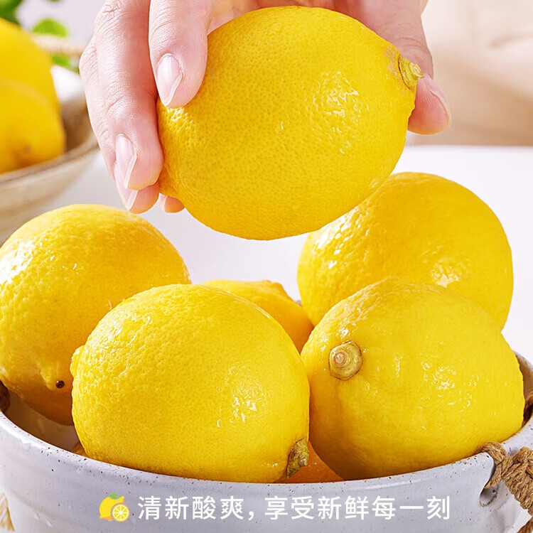 uncle lemon 四川特产安岳新鲜柠檬 20个（单果重量80g左右） 8.75元包邮