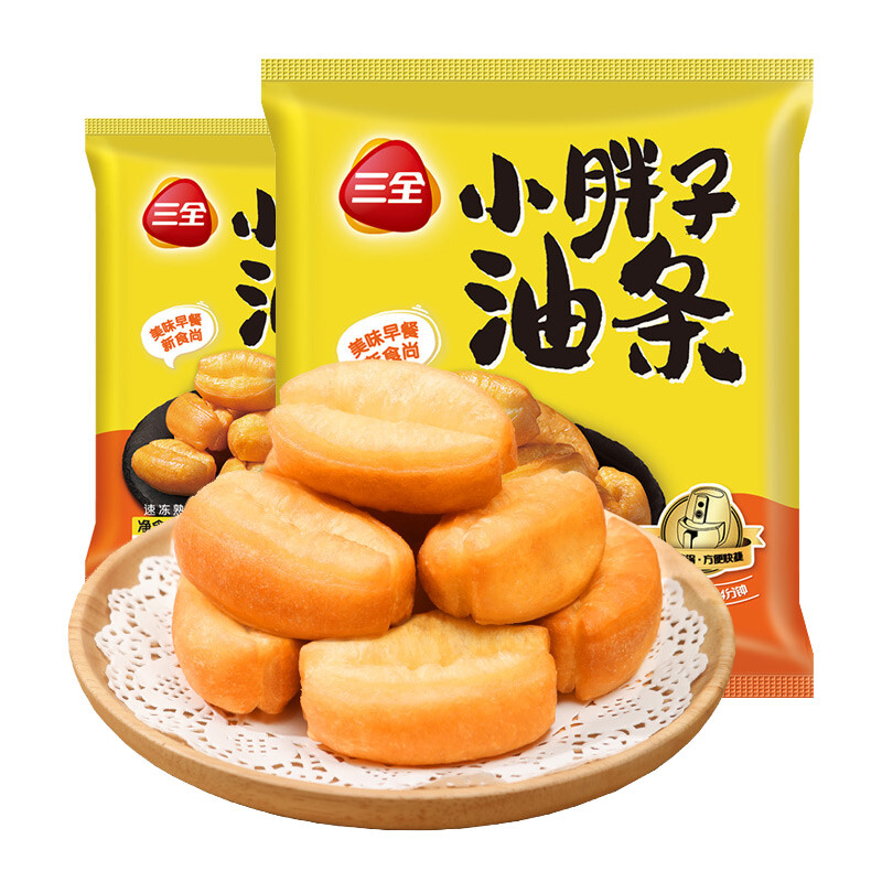 三全 小胖子油条400g*2共800g约40只 16.03元（需买3件，需用券）