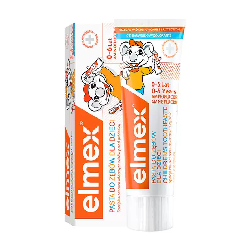 Elmex 艾美适 0-6岁儿童含氟牙膏50ml ￥14.75