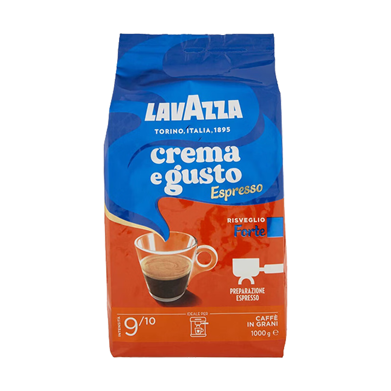 百亿补贴、PLUS会员：拉瓦萨（LAVAZZA）意大利进口 金牌质量福特咖啡豆1kg 中