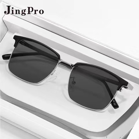 JingPro 镜邦 1.60MR-8近视太阳镜（含散光）+时尚GM大框多款可选 128元包邮（需