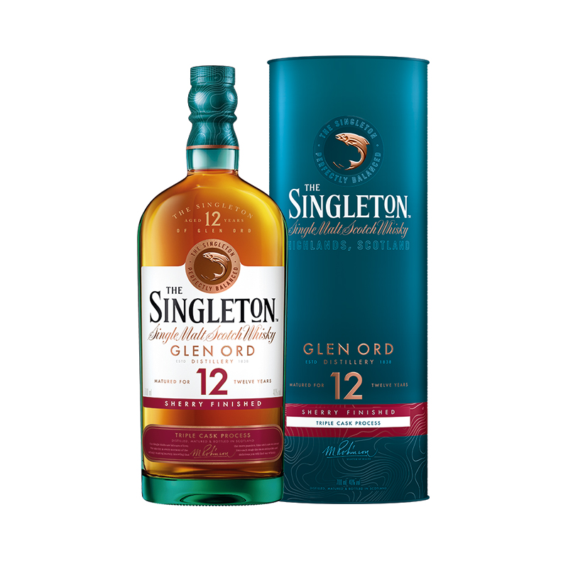 THE SINGLETON 苏格登 12年单一麦芽威士忌 雪莉版 40%vol 700ml 335元