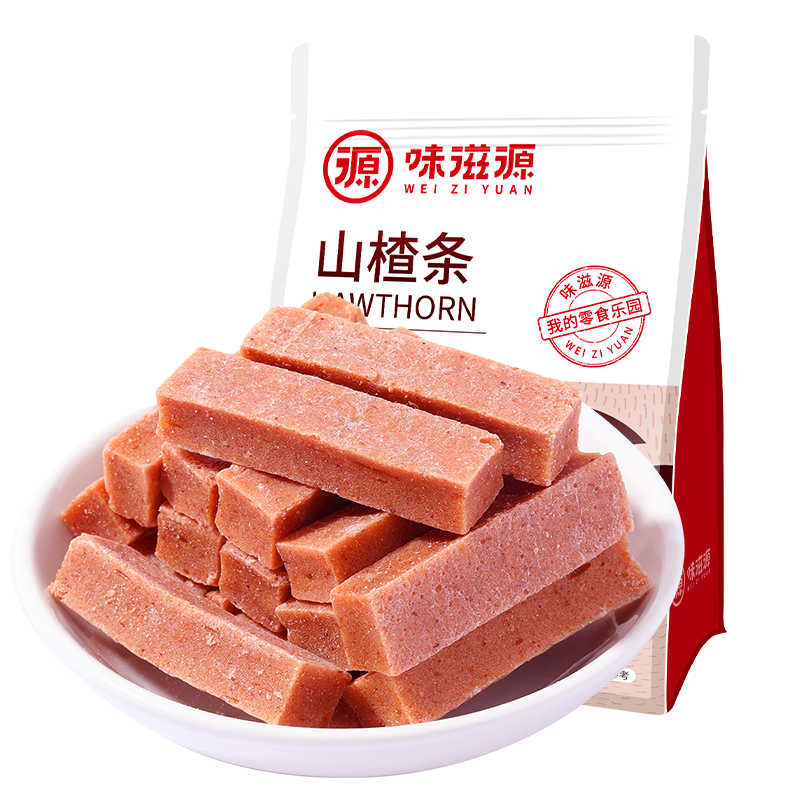 Plus会员:味滋源 山楂条500g 4.26元