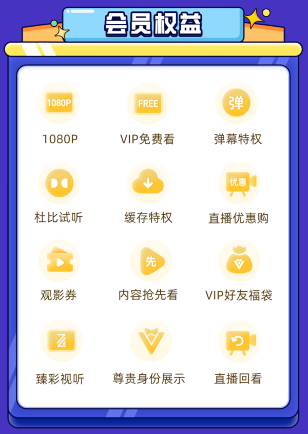 Tencent Video 腾讯视频 超级影视会员年卡 支持电视端