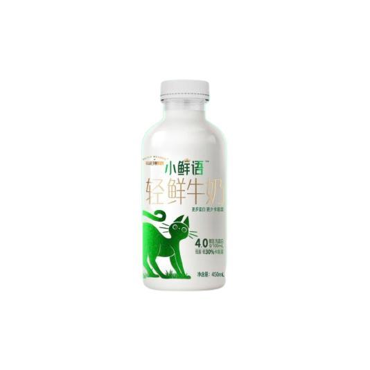 SHINY MEADOW 每日鲜语 小鲜语4.0低脂鲜牛奶PET瓶 450ml*3连瓶 13.48元（需买4件，