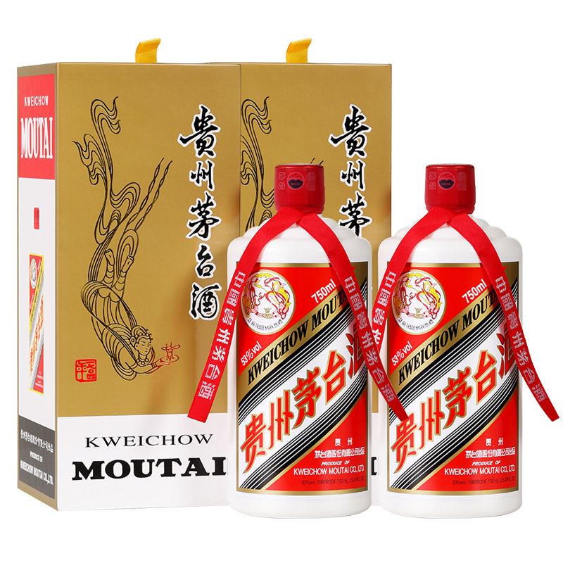 MOUTAI 茅台 飞天 53度 酱香型白酒 880ml*6瓶 37879元（需用券）