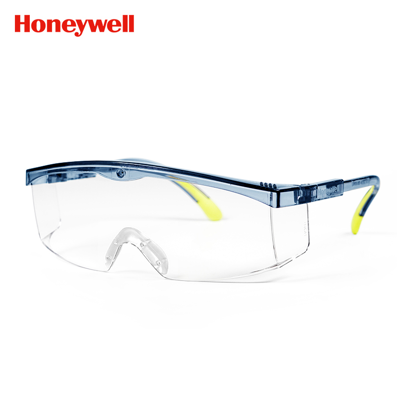 霍尼韦尔 防冲击骑行防飞溅高透光防雾可调节护目镜平镜防护眼镜 20.93元