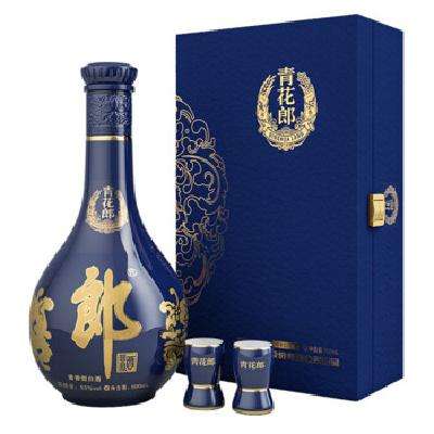 预售：郎酒 青花郎 53度 酱香型白酒 500ml 尊享礼盒装 920元 包邮（定金10元，