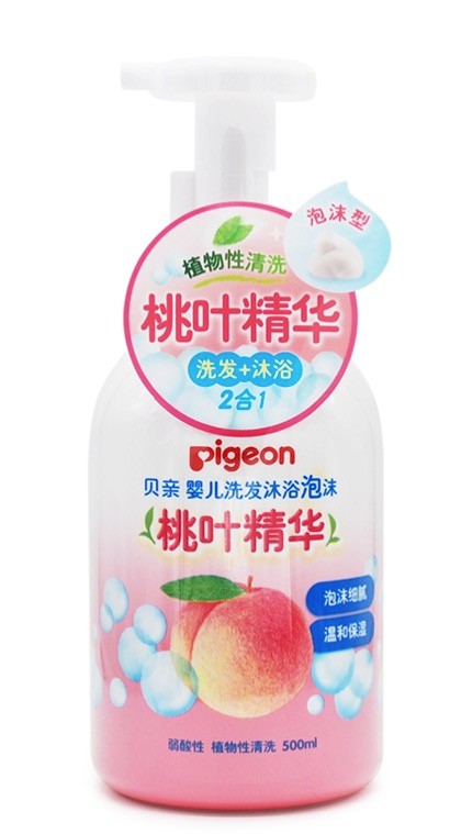 Pigeon 贝亲 婴儿洗发沐浴泡沫二合一 500ml 53.3元