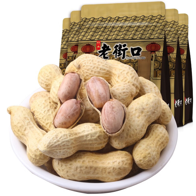 老街口 花生 蒜香味 400g ￥4.95