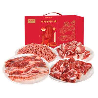 plus：鲜京采 【京东超市 年货礼盒】进口原切牛肉礼盒10斤 生鲜牛肉 246.01元