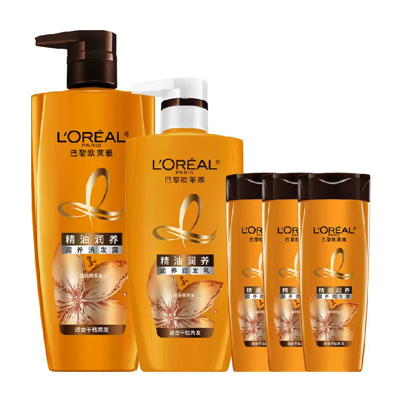 L'OREAL PARIS 洗护套装1.2L赠洗护300ml ￥63.66