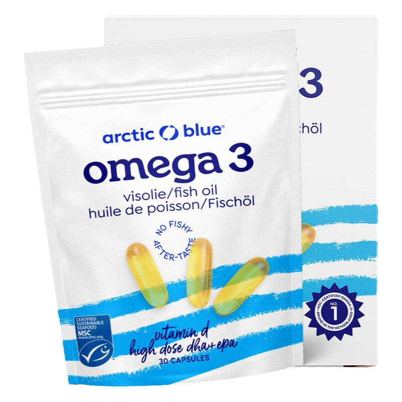 arctic blue 荷兰ArcticBlue澜爱宝深海鱼油软胶囊欧米茄3维生素DDHA30粒 50元（需