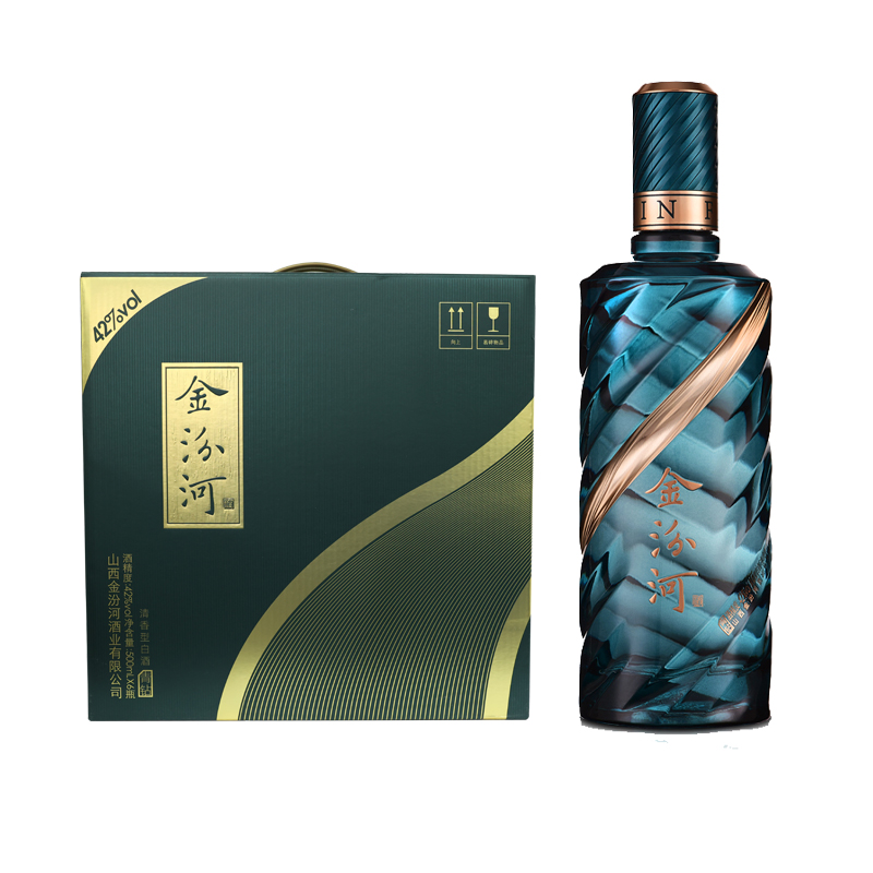 金汾河 青钻 53度清香型 245ml 半斤装 9.01元（需用券）