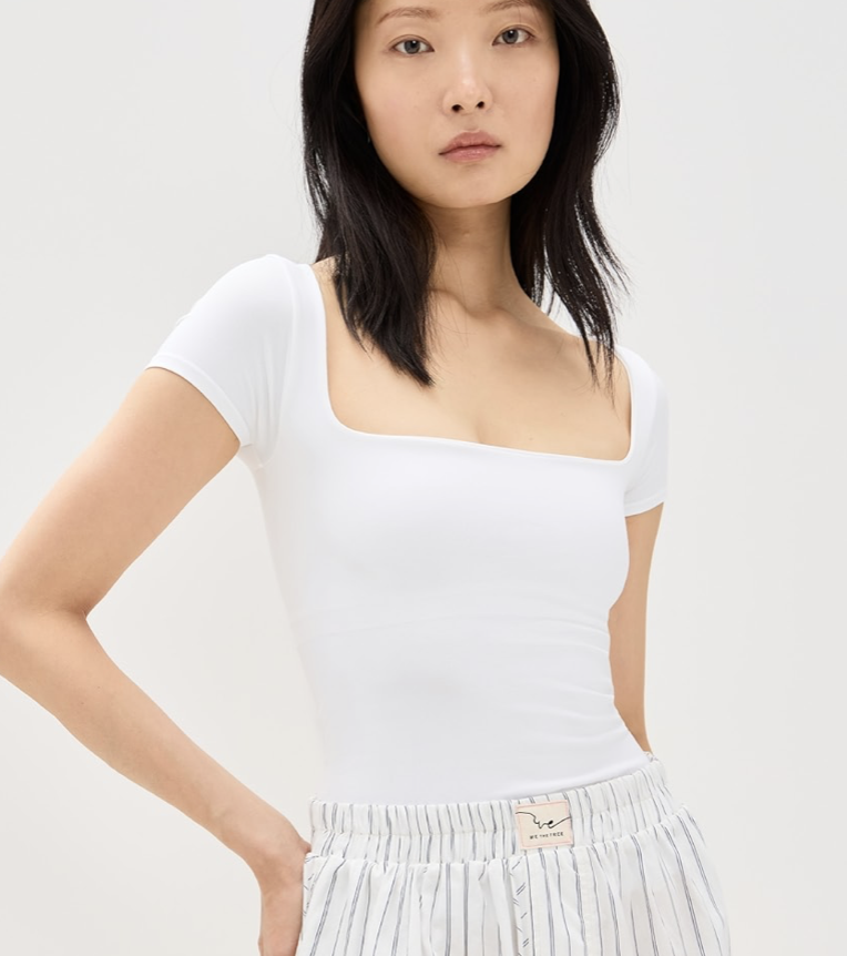 Free People 方领上衣 7折 $28（约204.62元）