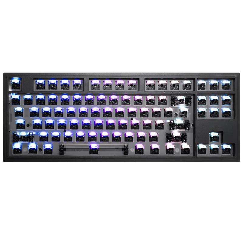 GEANXIS鲸系 SET-B套件版电脑键盘（RGB87键-无轴无键帽）星际黑 无轴体 99元