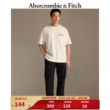 Abercrombie & Fitch 潮流圆领短袖T恤 358797-1 ￥154.8