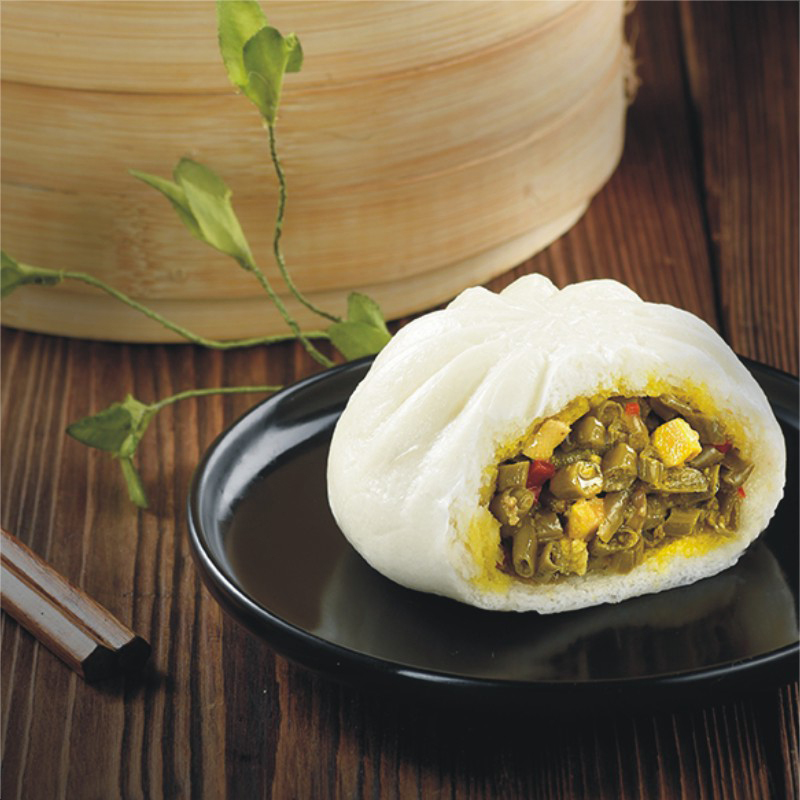 潮味念酸豆角肉沫包800g10只包子速冻面点早餐优选速冻食品99元