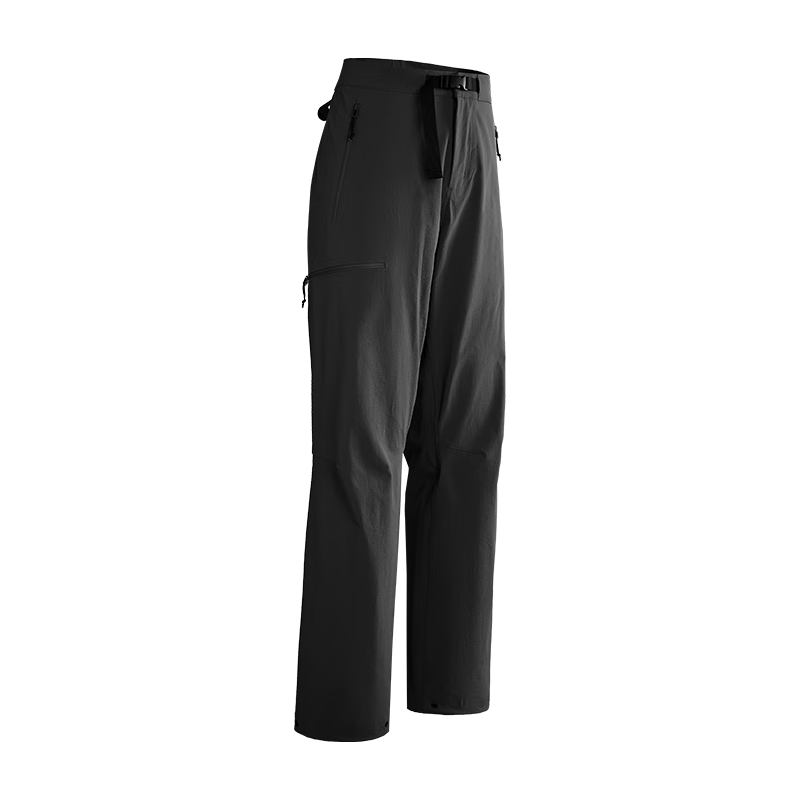 京东京造 秋冬御风兽500考杜拉软壳裤子耐磨户外三防男裤 黑色 XL 249元