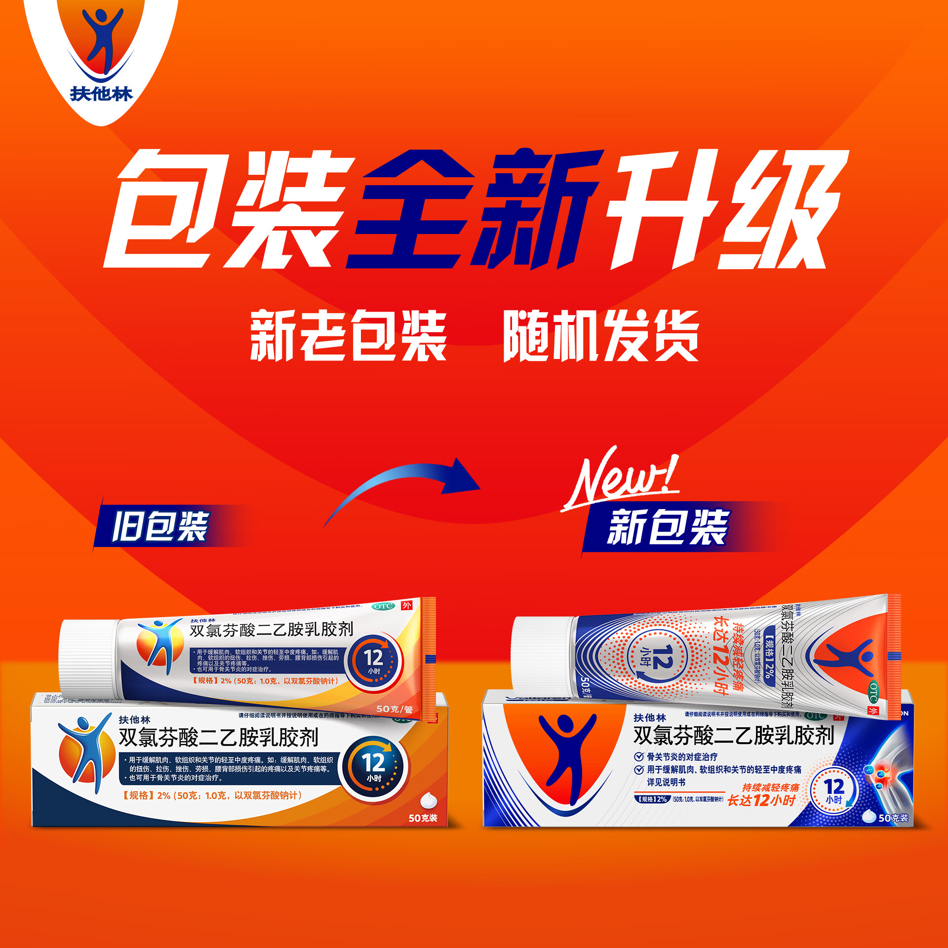 扶他林 双氯芬酸二乙胺乳胶剂 2%*50g 39.9元 - 清风线报