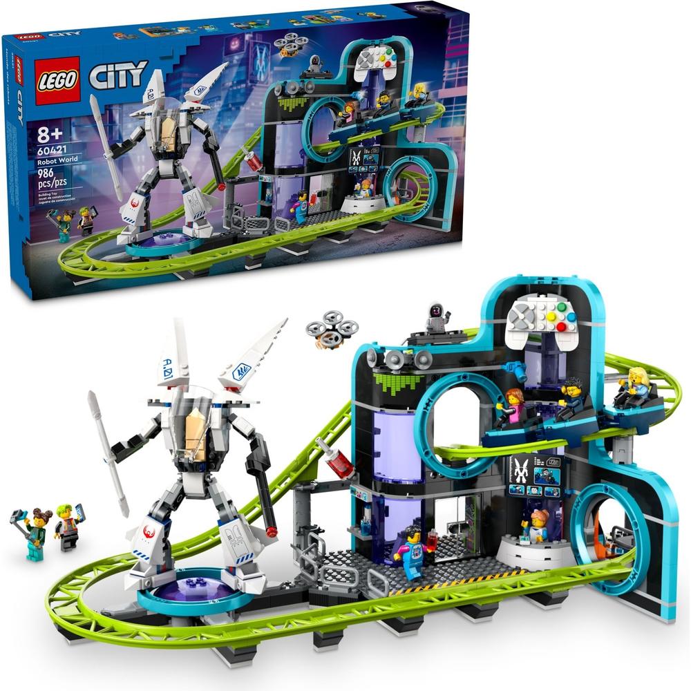 LEGO 乐高 City城市系列 60421 机器人世界过山车游乐园 589元（需用券）