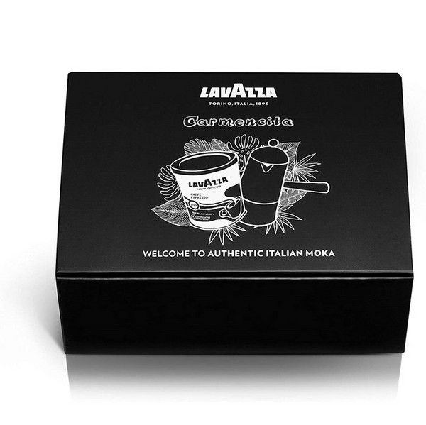 意大利进口，Lavazza 乐维萨 Carmencita 限量版摩卡咖啡壶+意式浓缩咖啡粉 礼盒装328.1元